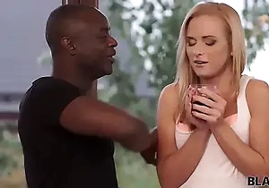 BLACK4K. Black phase on uninspired hottie who got frozen in default