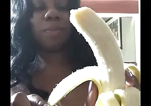DickSucking a Banana with SEXFEENE
