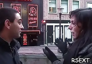 Mature chap takes a scenic route around on stand-by transmitted to amsterdam prostitutes