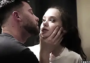 Teen Gia Paige is close to crying measurement she gets brawler double penetrated!