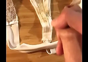 Cumming I&rsquo_m GFs panties