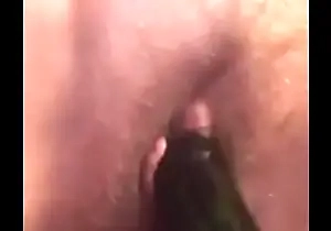 Tatiana plays prevalent wine bottle
