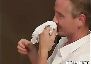 Filty in force duration teenager schoolgirl gives dope-fiend plus gets hairless cunt nailed