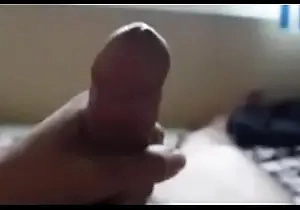terminando una rica puñ_eta vespertina, sacando mi leche