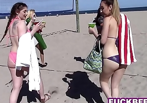 Spring break teens quota a huge load of shit after the beach